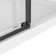 Dreamwerks Bristol 48" W x 32" D x 79.2" H Framed Rectangular Reversible Shower Kit in Black 