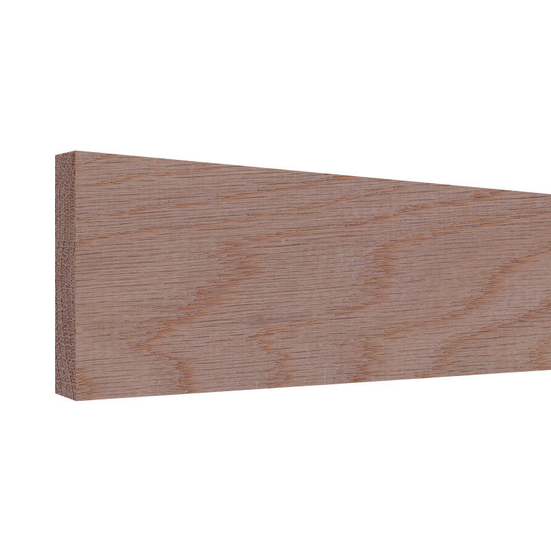 Unfinished Natural Red Oak Hardwood Plank for Shelving and Trim
