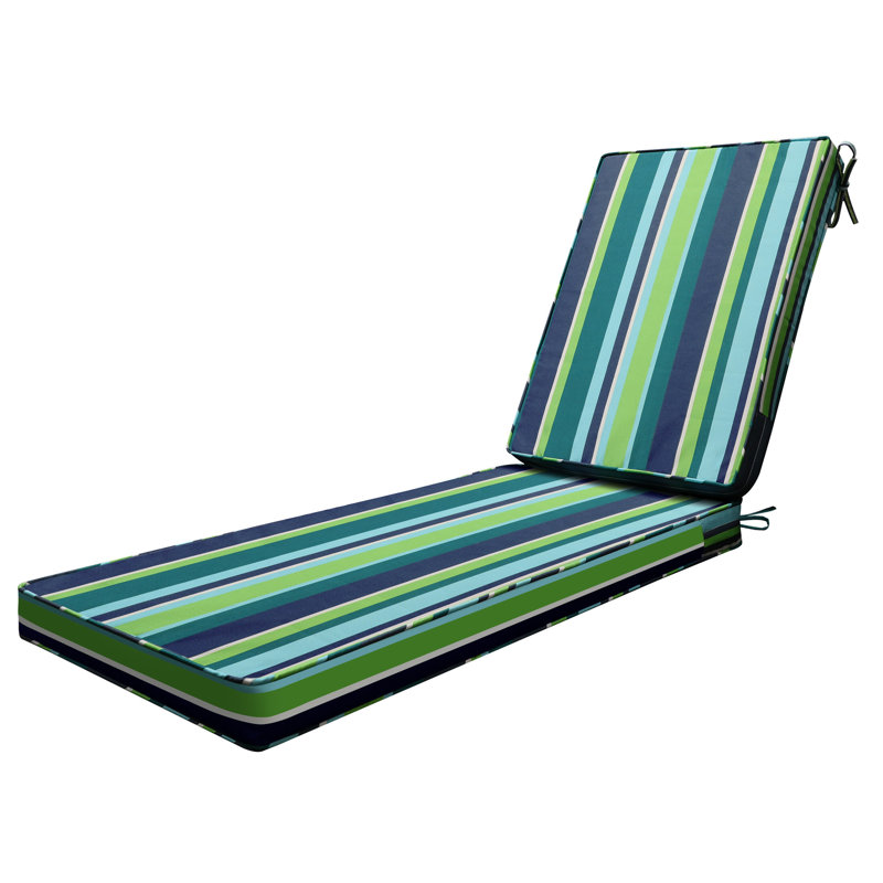 Coussin de chaise longue d'extérieur - imperméable, résistant aux intempéries, remplacement de mobilier de patio, 1