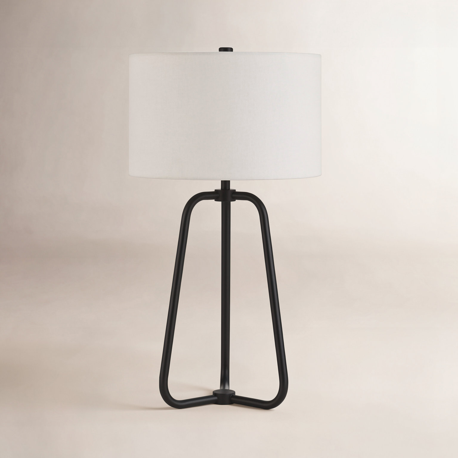 Gio Metal Table Lamp, Blackened Bronze