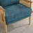 Masson Chenille Accent Chair Armchair With Pillow-1345830621