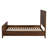 Celine Wood Queen Panel Bed, Walnut Brown-875781663