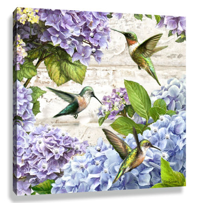 Imprimé colibri avec cristaux éblouissants