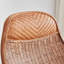 Chaise berçante en rotin respirant