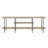 Celine 71" Console Table In Rustic Gray (3Shelf)-124922184