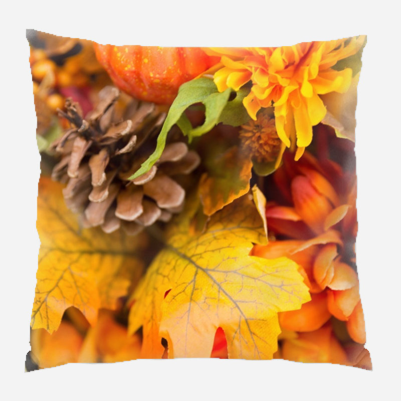  Coussin décoratif intérieur / extérieur Fall Flowers