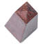 Sculpture de obelisk gemme péruvien rhodochrosite Jadine