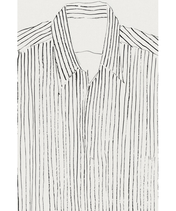 Stripedshirt Print by Other Artist, Tan, 16 × 24, Framed Print