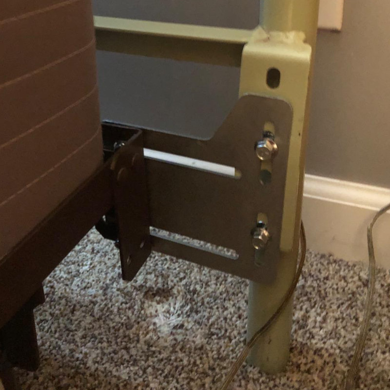 bedCLAW Queen to Full, Full to Queen, Bed Modification Plate, Bolt-On Headboard Attachment Brackets
