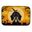 Tapis de séchage teckel lisse halloween