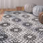 Tapis géométrique tissé à la main Clemence-23025709
