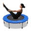 Mini trampoline pliable 38 "