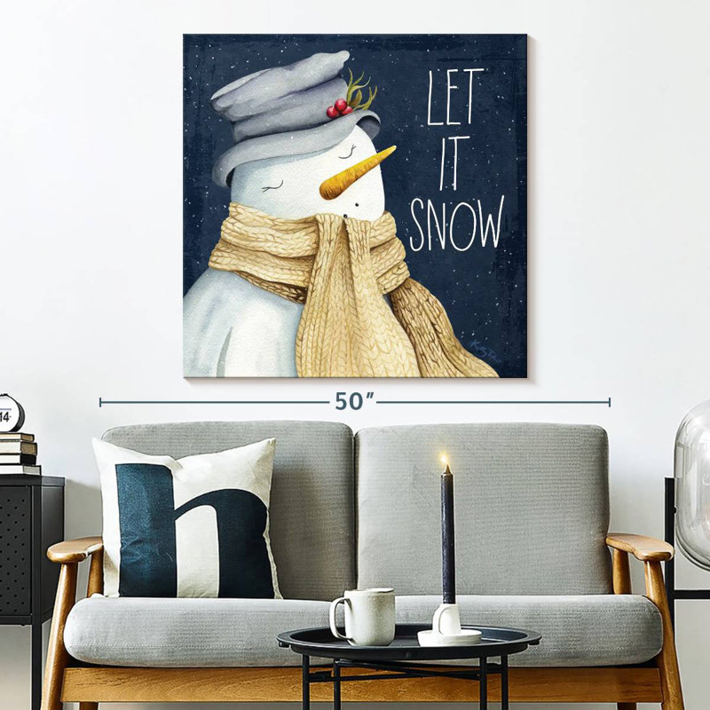 Bonhomme de neige Lelend Let It Snow, H 33 po x l 33 po