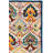 Metro Hand Tufted Wool/Cotton Floral Rug in Beige/Blue-859243676