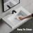 30" Solid Surface Wall-Mounted Bathroom Sink