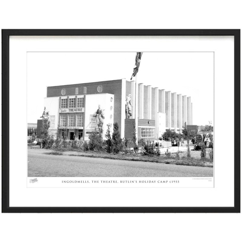Ingoldmells, The Theatre, Butlin's Holiday Camp C1955 - Single Picture Frame Print, 63.3cm H x 83.5cm W x 2.3cm D