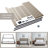 Nestl Wingback Diamond Upholstered Platform Bed-101072302-101072301