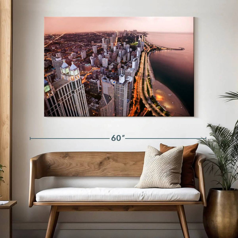 Sirci Lake Shore Drive, H 34 po x l 51 po