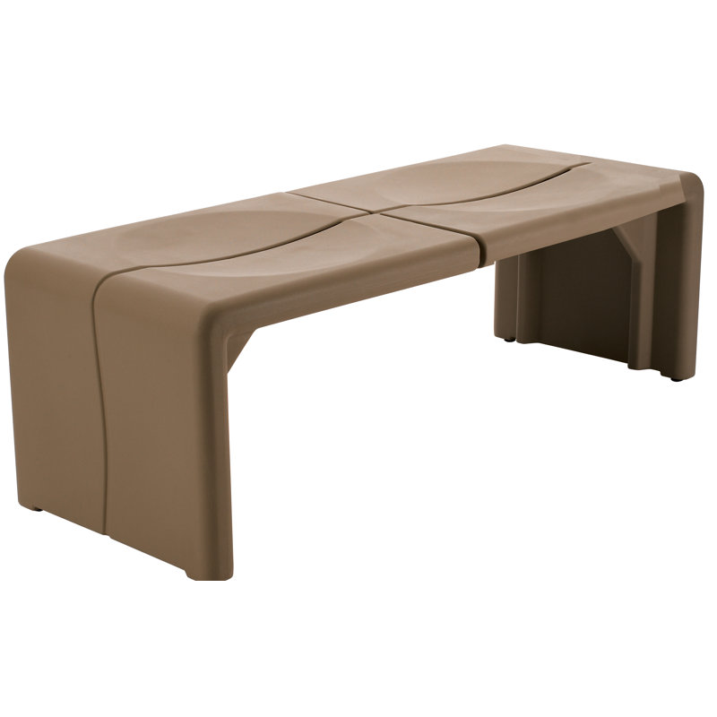 Banc en métal, Taupe