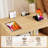 Nightstand with Charging Station, 2-Drawer Bedside Table with USB-c & Outlets, Modern End Table with Marble-Like Top & Storage Shelf for Bedroom