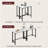35"Narrow Bar Table,Pub Table for Dining Room, Counter Bar Tables with Sturdy Metal Frame-1731102879