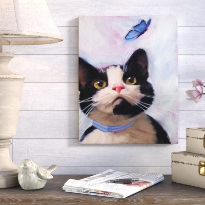 " Cat and Butterfly " Print