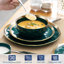 Colour Piece Handmade Ceramic Dinnerware Set - Service for 4-1700407051