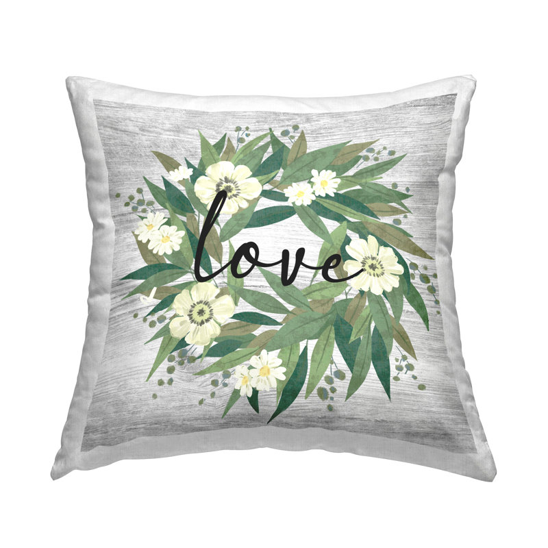 Housse de coussin décoratif en polyester et insert carré par Ziwei Li