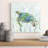 Sea Turtle Swim II by Carol Robinson - Print on Canvas-34180886-56677835
