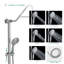 Pomme de douche 5 fonctions 10 po-64744707