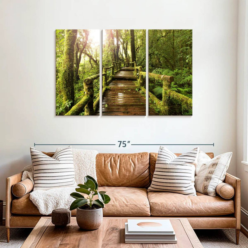 Passerelle Lilie Mossy Forest, H 36 po x l 57 po