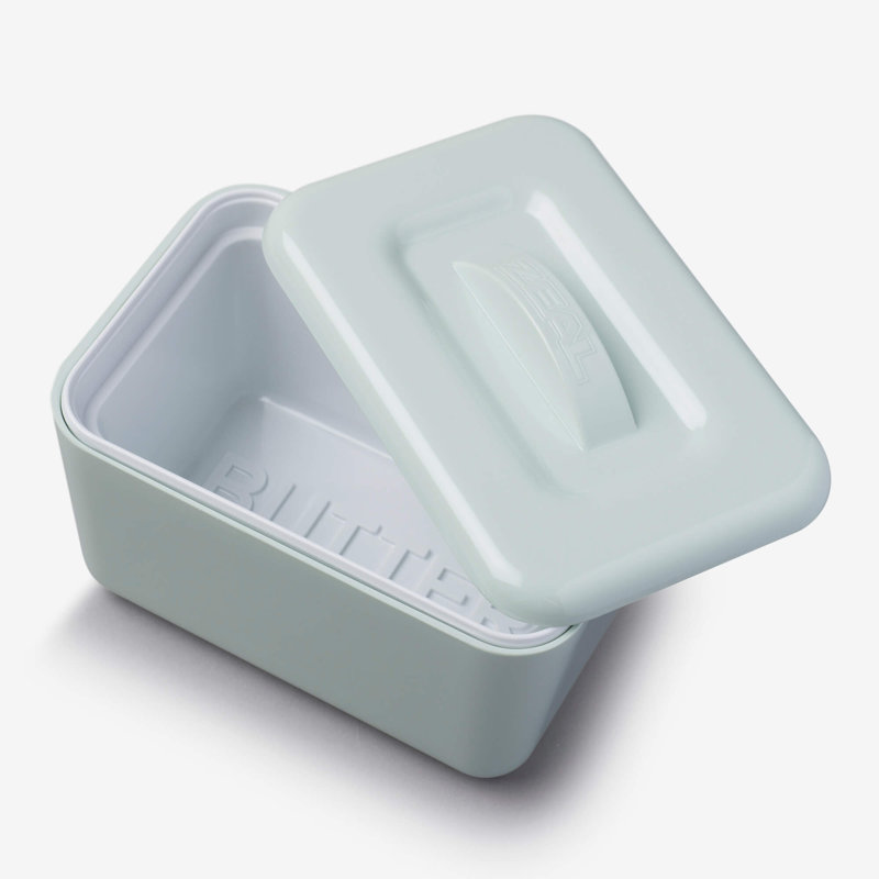 Zeal Melamine Butter Dish, Sage Green
