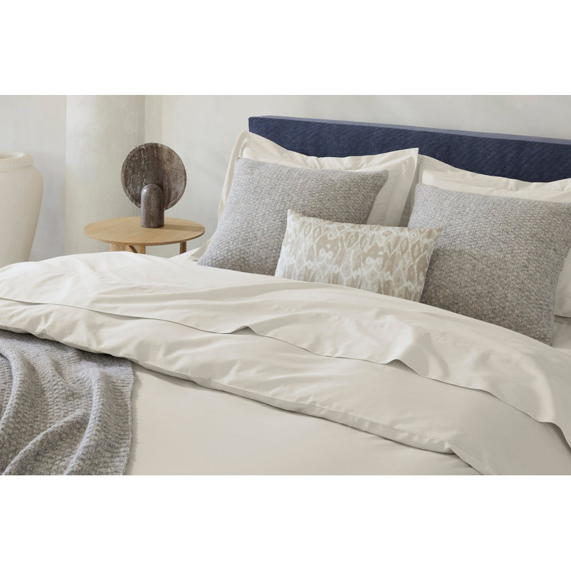 Cloud Soft Sateen Sateen Duvet Cover, Twin Duvet Cover, Stone