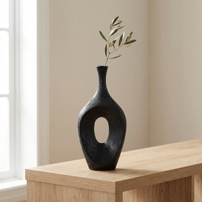 Kato Ceramic Sculptural Cut-Out Table Vase