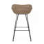 Set Of 2 Outdoor Low Back Barstools With Cushion