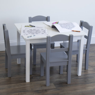 Ensemble de table de jeu / d'activité rectangulaire avec chaises pour enfant Aztlan