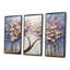 Tree Blossoming With White Flowers I - Tree Floral Wall Art Living Room Set-1984539249-1984539263