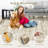 Abstract Machine Washable Rug with Rubber Backing for Living Room Modern Non-Slip Dining Room Rug Easy-Cleaning Floor Carpet for Bedroom Office-935098308