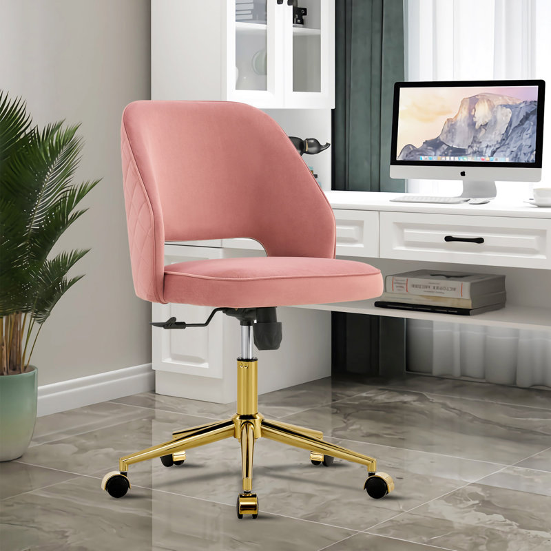 Chaises de bureau Modern Home, Rose