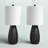 Ensemble de lampes de table noires 24 po Halbert
