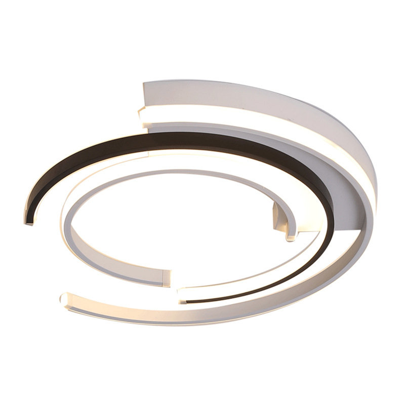 Pinard 19.7" Modern Round LED Acrylic Ceiling Light, Warm Light (3000K)
