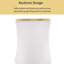 Chaise d'appoint en velours blanc Khristopher