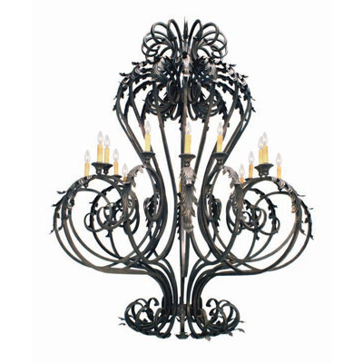 Lustre classique / traditionnel à 16 lumières Josephine