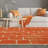 Oidipous Orange Flatweave Wool Area Rug