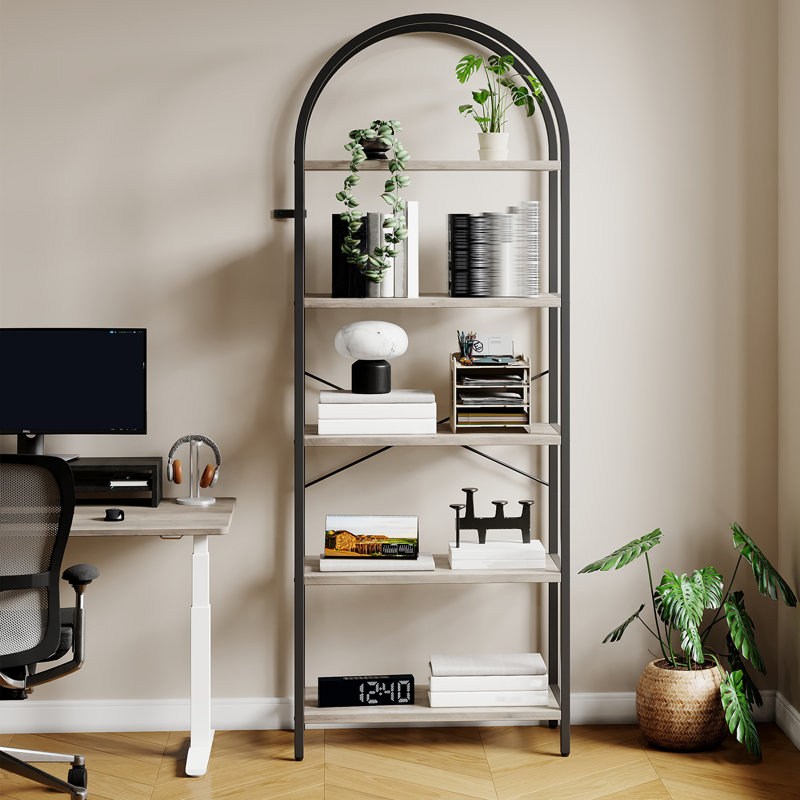 180cm H x 60cm W Bookcase, Gray