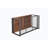 Rectangular Coffee Table With Solid Wood Table Topand Shelf