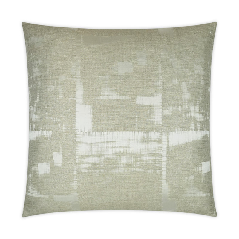 Coussin décoratif Ciara, Albâtre, Carré 24 po