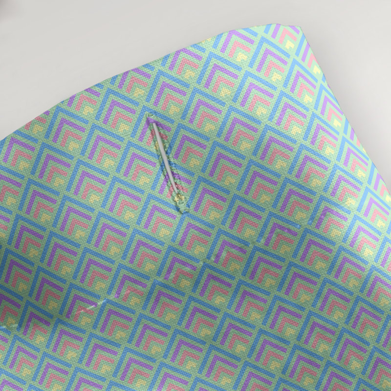 Rideau de douche simple à rayures katelyn elizabeth geometric dégradé, Vert pastel
