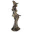 Witch Riding Broomstick Bronze Sculpture Gabrielle Figurine