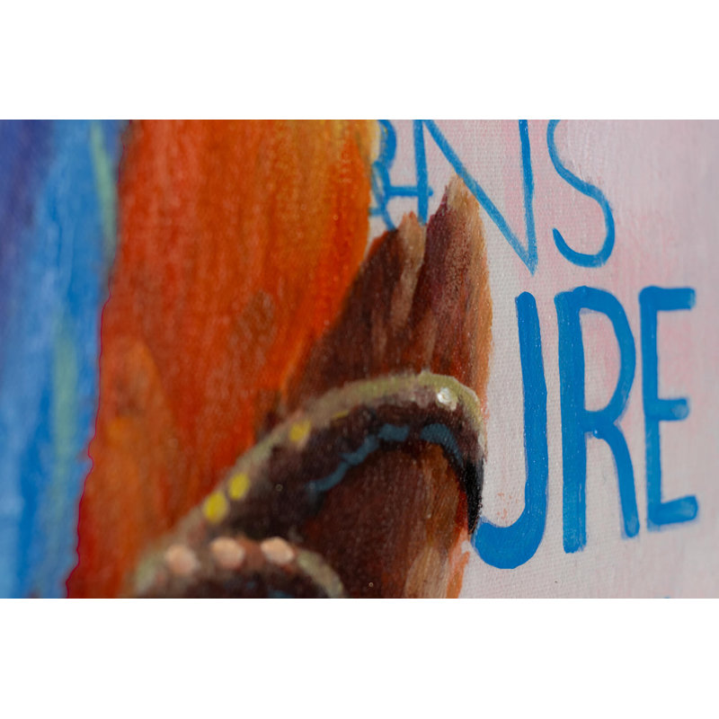 Exotic Cover Hand Painted Acrylic Painting